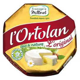 FROMAGERIE MILLERET Fromage L'Ortolan Doux Et Nature 250g