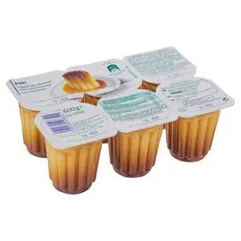 CARREFOUR SIMPL Desserts flan nappé caramel 6x100g
