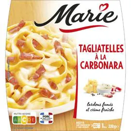 MARIE Plat cuisiné Tagliatelles carbonara 330g