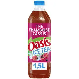 OASIS Thé glacé Saveur Framboise Cassis 1,5l