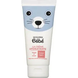 MONOPRIX BÉBÉ La crème hydratante bébé visage et corps testée sous contrôle dermatologique 100ml