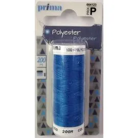 LA BROSSE ET DUPONT, PRIMA Fil Polyester Bleu 200m l'unité