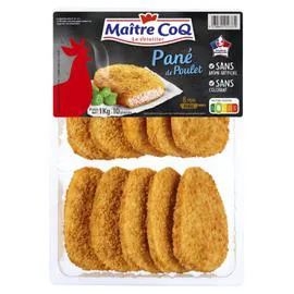 MAÎTRE COQ Panés de poulet 1kg