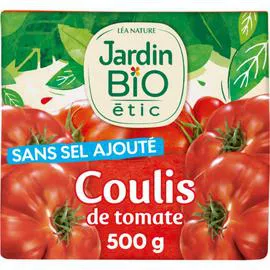 LÉA NATURE, JARDIN BIO ÉTIC Coulis de tomate Bio 500g