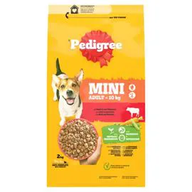 PEDIGREE Croquettes pour chien Adulte mini au boeuf 2kg