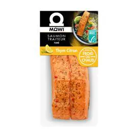 MOWI Saumon fumé thym et citron 220g