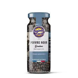 SAINTE LUCIE Poivre noir grains 50g
