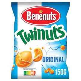BÉNÉNUTS, TWINUTS Cacahuètes enrobées saveur nature 150g