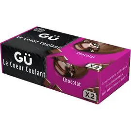 GÜ Dessert coeurs fondants chocolat 2x100g
