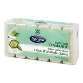 MARQUE REPÈRE, MANAVA Savon extra-doux Douceur d'amande 6x100g