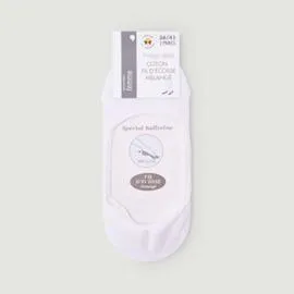 MONOPRIX FEMME Monoprix Femme Protège-Pieds Spécial Ballerine Blancs TU x2