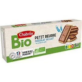 CHABRIOR BIO Petit beurre tablette chocolat au lait BIO 150g