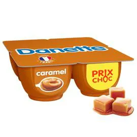 DANONE, DANETTE Crème dessert caramel 4x125g