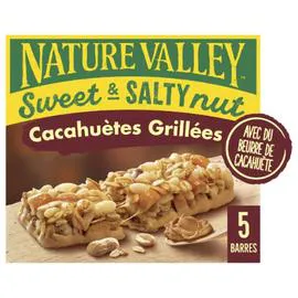 NATURE VALLEY Barre de céréales Beurre de cacahuètes 5x30g