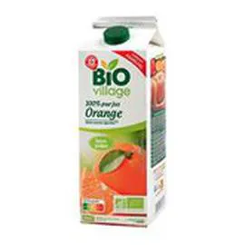 MARQUE REPÈRE, BIO VILLAGE Pur jus d'orange Bio 2l