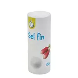 AUCHAN, POUCE Sel de table fin 750g