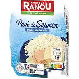 MONIQUE RANOU Pavé de saumon sauce oseille & riz 290g
