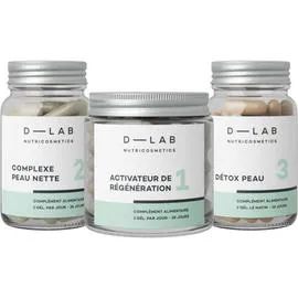 D-LAB Programme Peau-Parfaite - 28 jours - Peau régénérée, purifiée et matifiée Complément alimentaire 400g