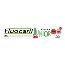 FLUOCARIL Dentifrice fruit rouge junior 6-12ans 75ml