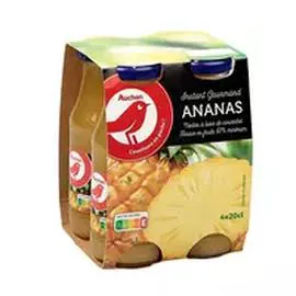 AUCHAN Nectar d'ananas bouteilles 4x20cl