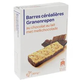 - Barres de céréales au chocolat au lait 8x25g