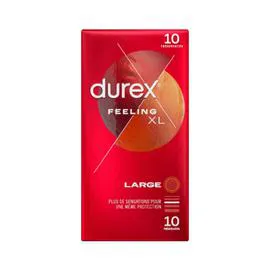 DUREX Préservatifs Feeling Extra - XL x10