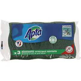 APTA Eponges résistantes cuisine x3