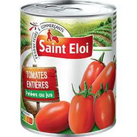 SAINT ELOI Tomates entières pelées au jus 240g