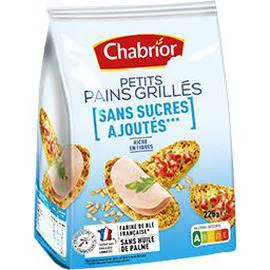CHABRIOR Petits pains grillés sans sucres ajoutés 225g