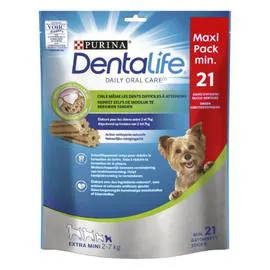 PURINA, DENTALIFE Bâtonnets à mâcher Extra mini x23 207g