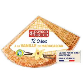 PAYSAN BRETON Crêpes arôme vanille 12x30,8g