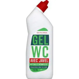 MONOPRIX Gel WC avec javel 0,75l