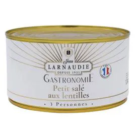 JEAN LARNAUDIE Plat cuisiné petits salé lentilles 1,24kg