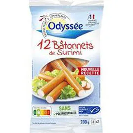 ODYSSÉE Bâtonnets de surimi 200g