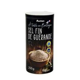 AUCHAN MMM! Sel fin de Guérande récolté en Loire Atlantique 250g