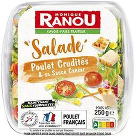 MONIQUE RANOU Salade poulet crudités & sa sauce Caesar 250g