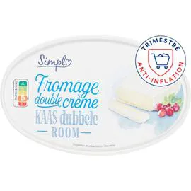 CARREFOUR SIMPL Fromage Double Créme 300g