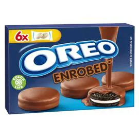 OREO Biscuits fourrés à la vanille enrobés au chocolat au lait Enrobed 246g