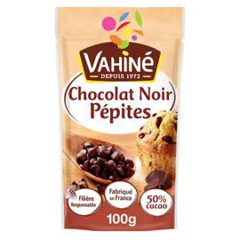VAHINÉ Pépites chocolat noir 100g