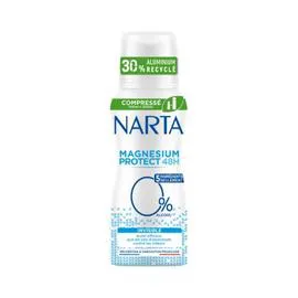 NARTA Déodorant Magnesium Portec Invisible 100ml