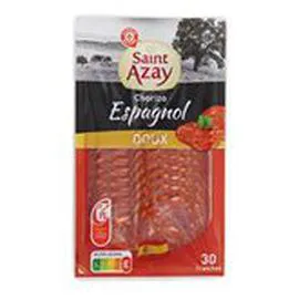 MARQUE REPÈRE, SAINT-AZAY Chorizo espagnol Saint Azay 30 tranches 150g