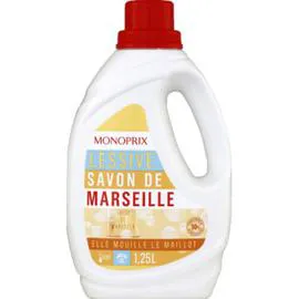 MONOPRIX Lessive Savon de Marseille 1,294l