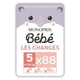 MONOPRIX BÉBÉ Couches Taille 5 megapack x88 x88