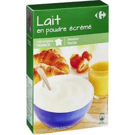 CARREFOUR Lait en poudre écrémé 750g