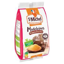 ST MICHEL Madeleines nappées chocolat 350g