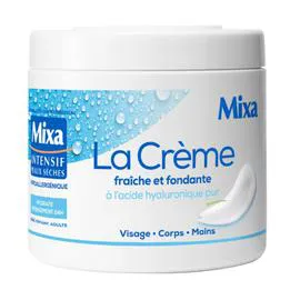 MIXA Crème Visage Et Corps Fraîche Et Fondante Hydratante 400ml