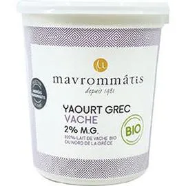 MAVROMMATIS Yaourt grec vache 2% MG BIO 1kg