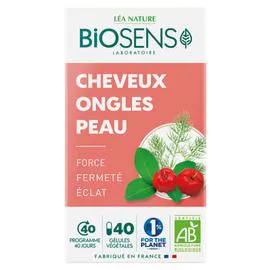 LÉA NATURE, BIOSENS Gélules Végétales Cheveux Peau Ongles Bio X40 l'unité