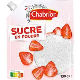 CHABRIOR Sucre en poudre 750g
