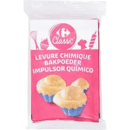 CARREFOUR CLASSIC' Levure chimique 6x11g